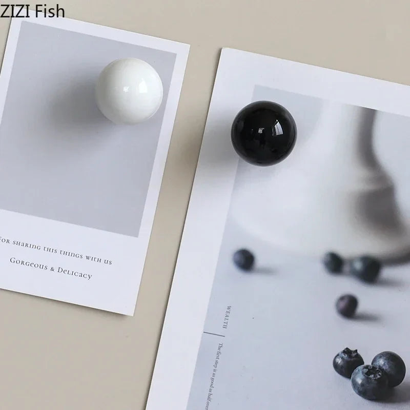 Afralia™ Ceramic Magnetic Wall Hook Clothing Rack