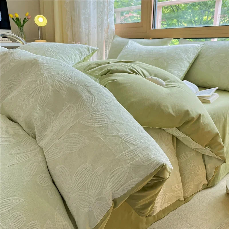 Afralia™ Cotton Three-Layer 3Pcs Bedding Set - Soft, Breathable, and Comfortable