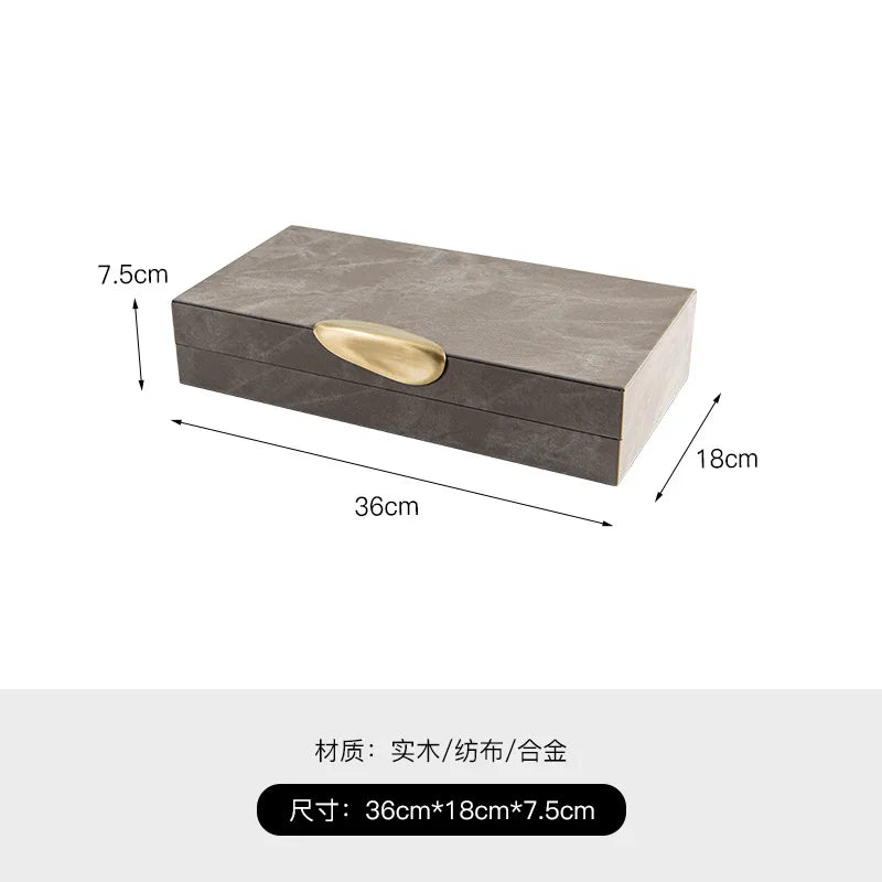 Afralia™ Non-woven Fabric Desktop Storage Box Jewelry Organizer