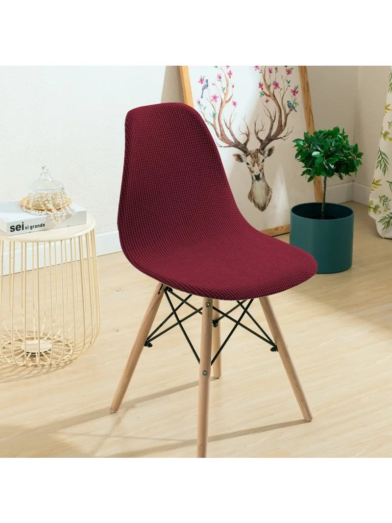 Afralia™ Waterproof Eames Chair Cover - Stretch Solid Color Seat Case, Removable Office Protector