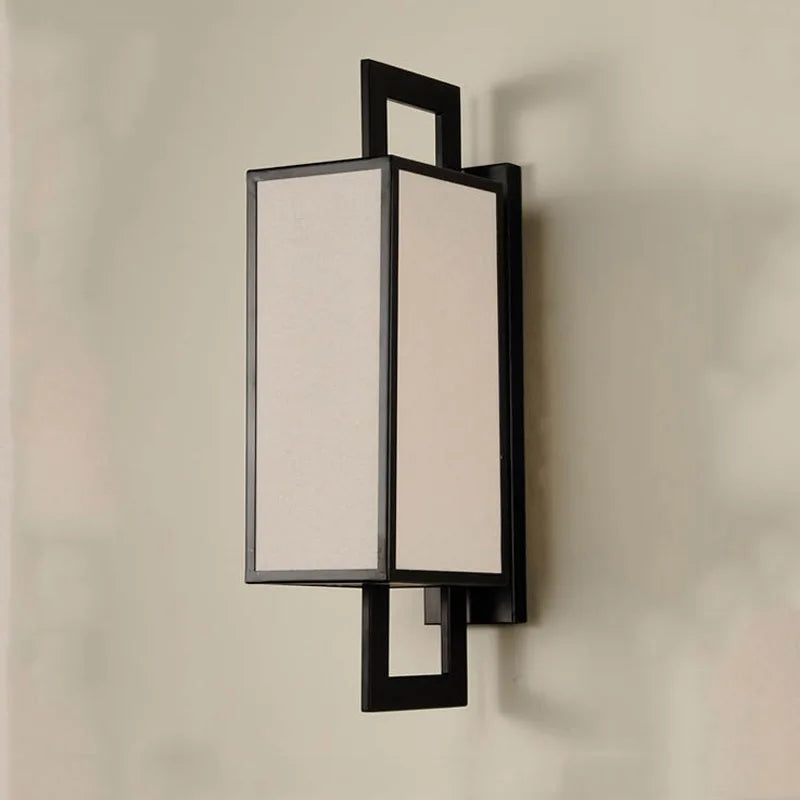 Afralia™ Retro Iron Art Wall Lamp for Living Room, Hotel Corridor Project