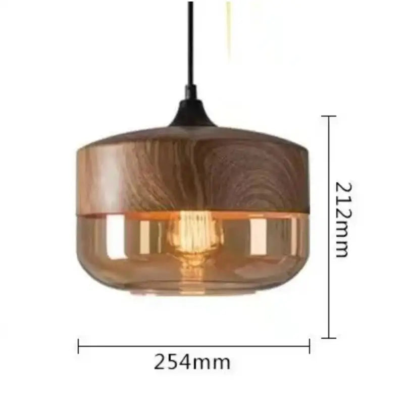 Afralia™ Black Glass Pendant Light Fixture for Modern Indoor Decor & Dining Room