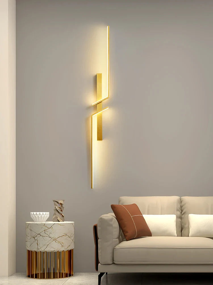 Afralia™ Minimalist Grid Wall Lamp for Bedroom Living Room Sofa Background Lighting