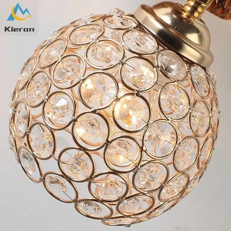 Afralia™ Crystal LED Wall Lamp: Modern Owl Wall Lights for Bedroom, Dining Room, and Living Room