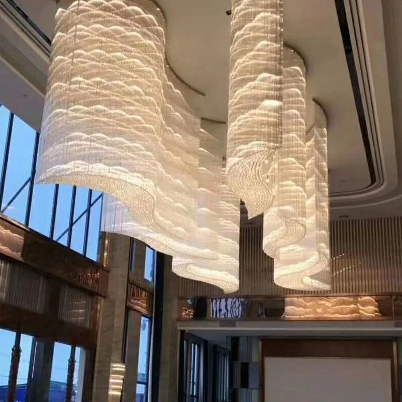 Afralia™ Nordic Crystal Chandelier for Dining Room, Home Decor, Bar, Cafe, & Hotel Lobby