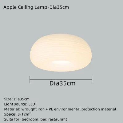 Afralia™ Minimalist Eco-Friendly PE Ceiling Pendant Light for Kitchen Dining Bedroom