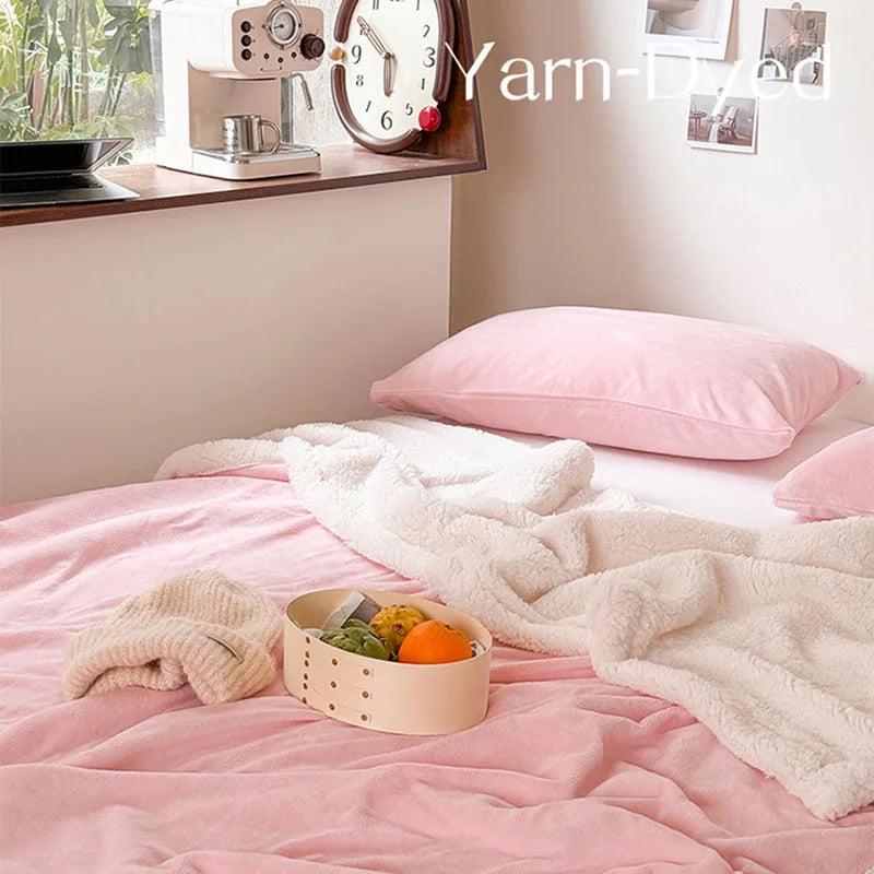 Afralia™ Lamb Wool Multi-Purpose Blanket: Soft & Warm Sofa Cover, Office Quilt