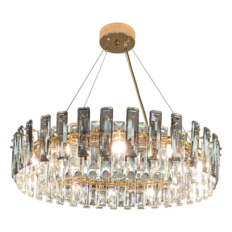 Afralia™ Modern Luxury Crystal Chandelier for Home Decor