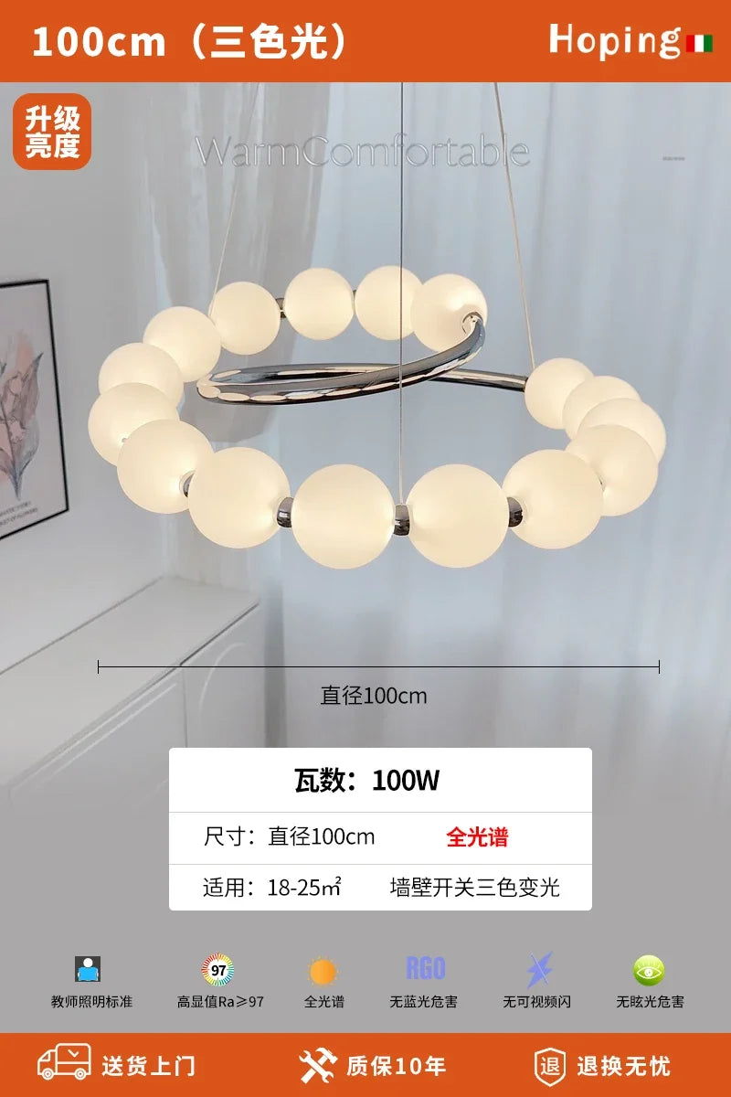 Afralia™ LED Pendant Light Chandeliers Modern Home Decor Lamps for Living and Dining Room