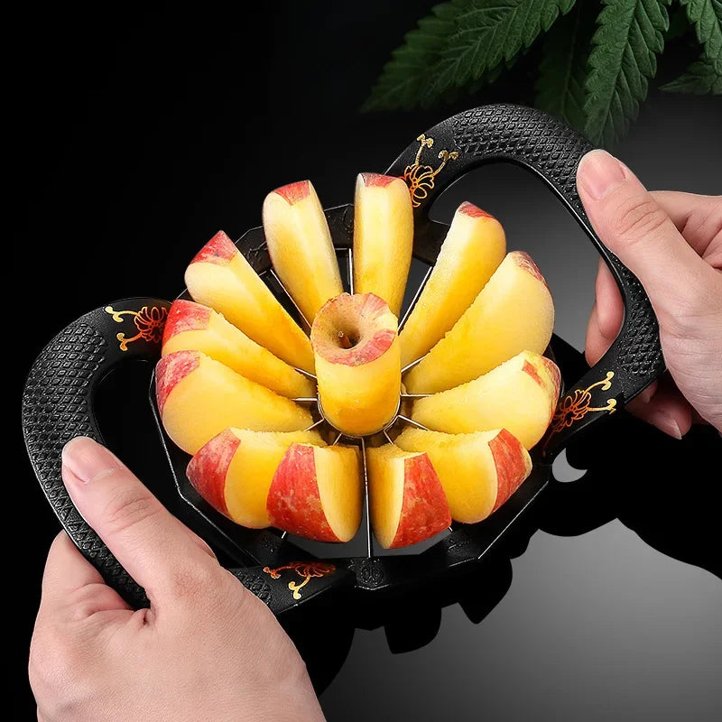 Afralia™ Stainless Steel Apple Corer Slicer Cutter Fruit Divider Chopper Utensil