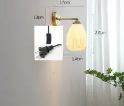 Afralia™ LED Wall Lamp 4W Beside Home Lighting with Knob Switch