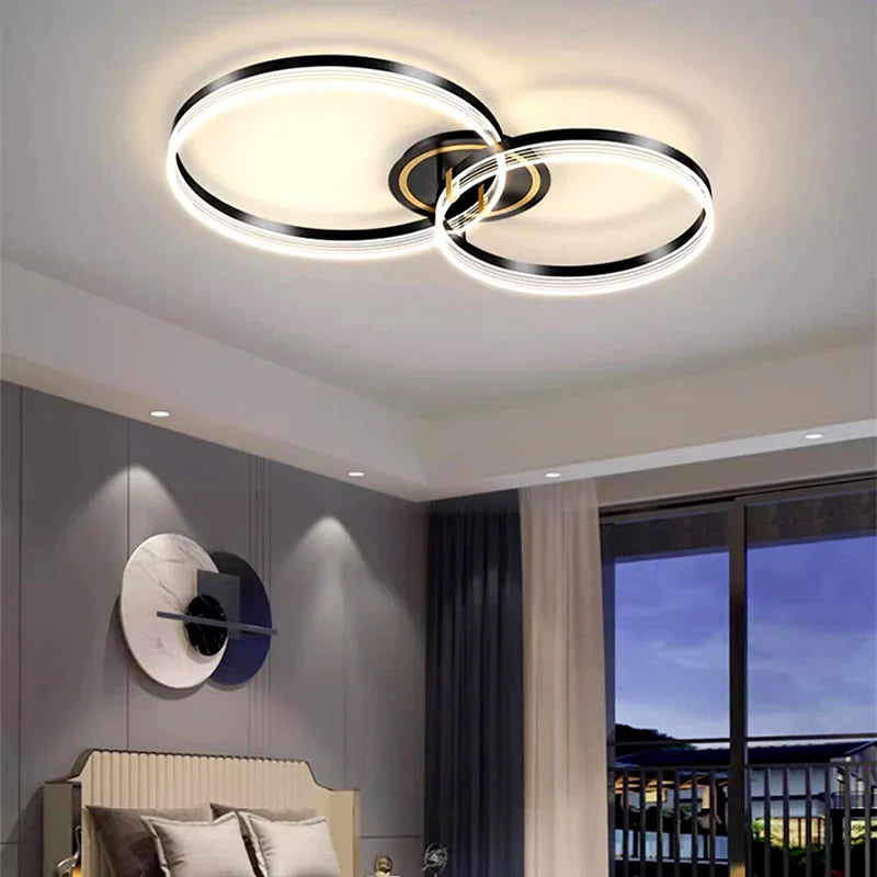 Afralia™ Nordic LED Ceiling Light for Home Salon Bedroom Decor and Living Room Lighting