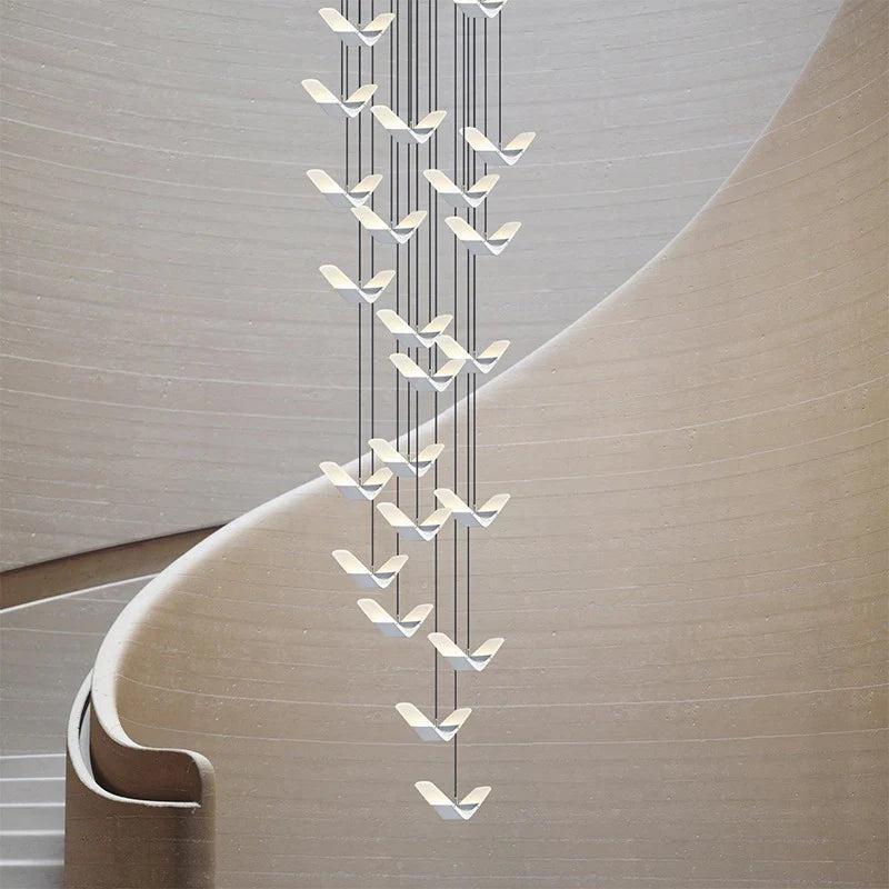 Afralia™ Modern LED Chandelier Pendant Light for Dining Room Kitchen Bedroom Bar