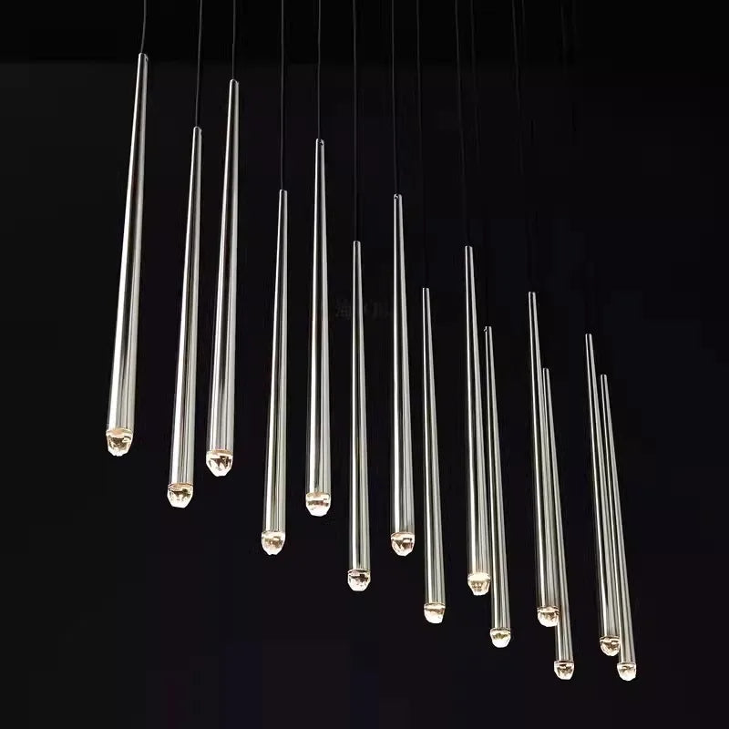 Afralia™ Crystal Water Drop Ceiling Chandelier for Classic Living Room Decor