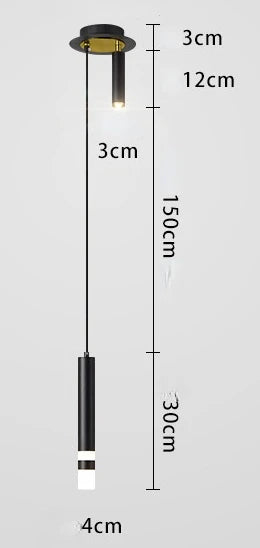 Afralia™ Rotatable Spotlight Pendant Lamp for Modern Bedroom, Living Room, and Kitchen Lighting