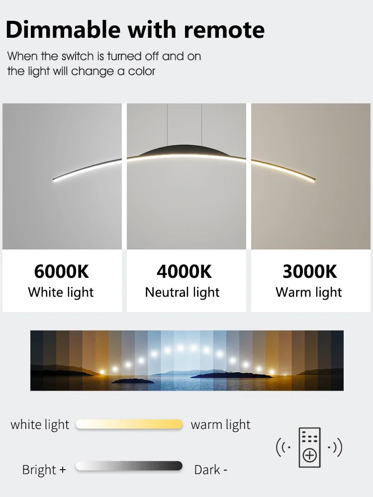 Afralia™ Minimal Modern Pendant Lamp for Restaurant and Bar Lighting