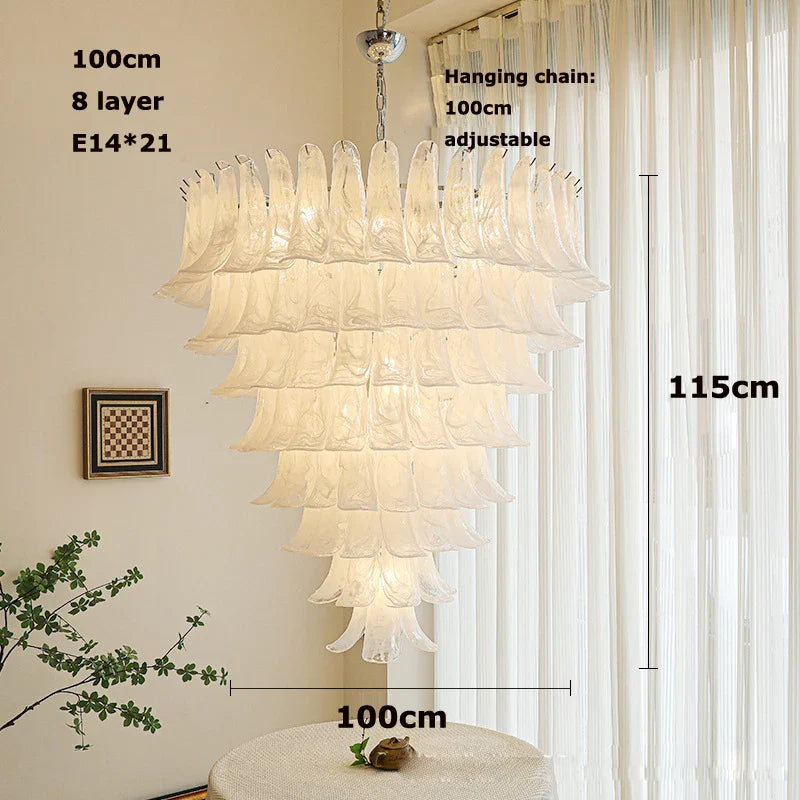 Afralia™ Green Tree Crystal LED Chandelier: Modern European Style Pendant Light with Remote Control