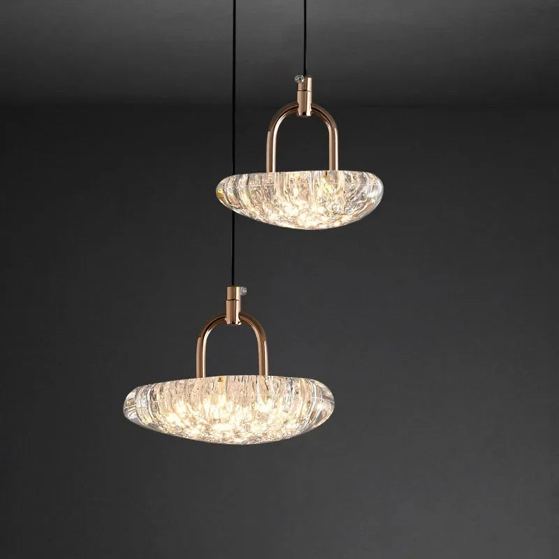 Afralia™ Modern Light Luxury LED Pendant Chandelier for Restaurant and Bedroom