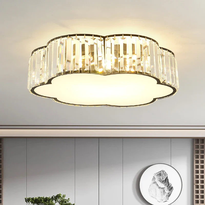 Afralia™ Crystal Light: Modern Restaurant Hotel Ceiling Light for Living Room