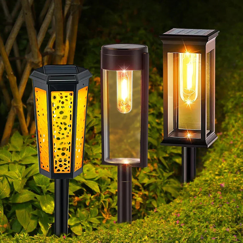 Afralia™ Solar RGB Garden Lights: Waterproof, Warm Light for Courtyard, Lawn, Backyard.