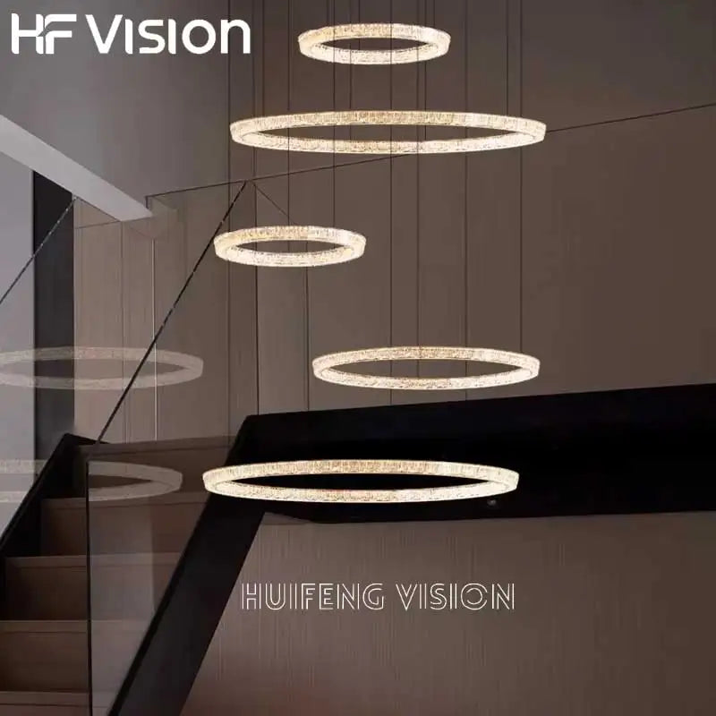 Afralia Crystal Drop Pendant Lights with Remote Control, Elegant Home Decor for Dining Room & Bedroom.