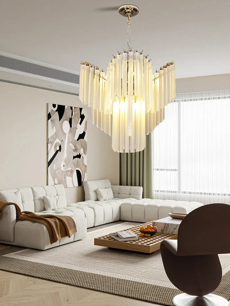 Afralia™ Crystal Glass Chandelier Elegant Luxury Vintage Hanglamp French Lamparas