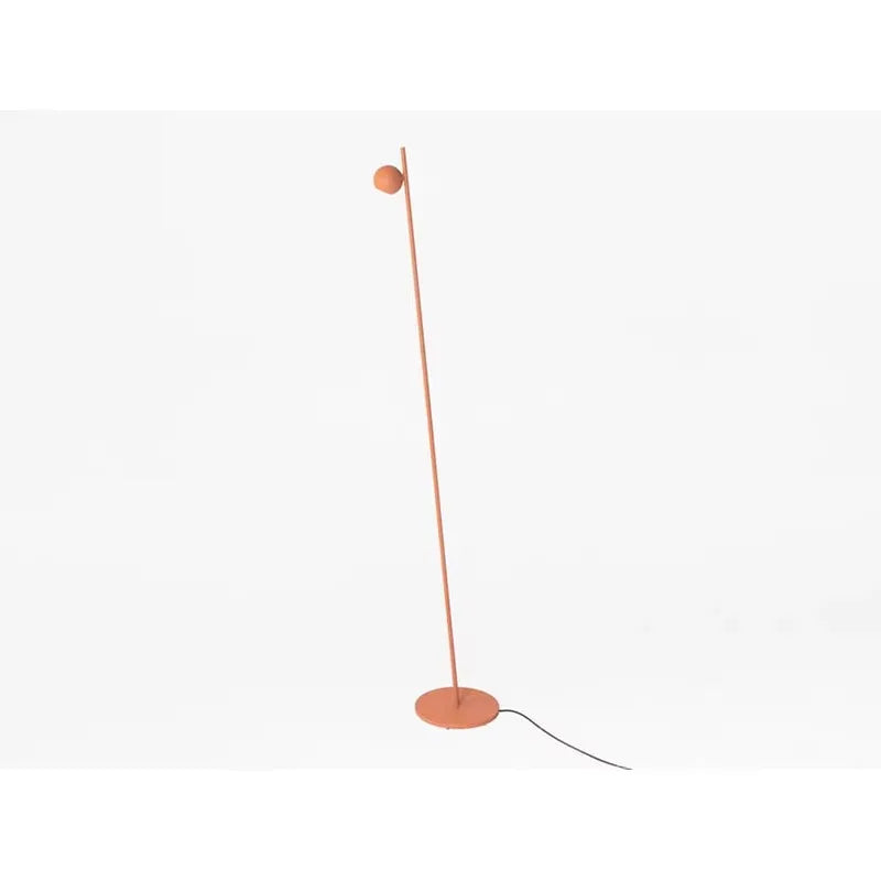 Afralia™ Nordic Table Lamp Orange Black Desk Light LED Dimmable Nightstand Fixture