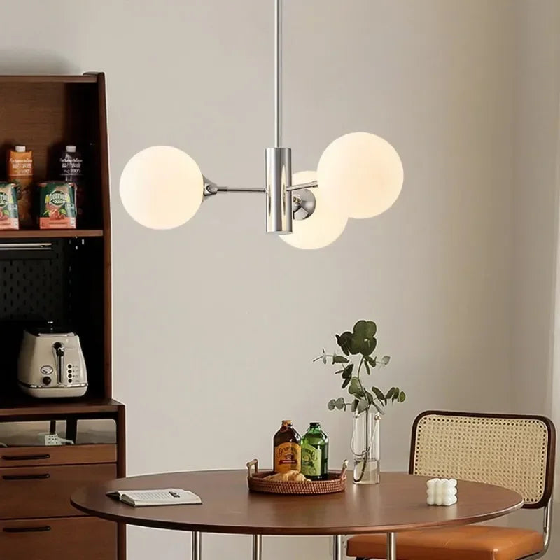 Afralia™ Nordic Modern Magic Bean Chandelier | Retro Bauhaus Style for Living Room, Study, Bar