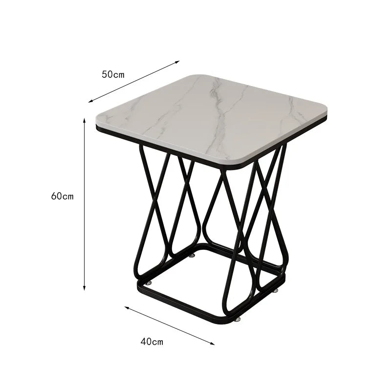 Afralia™ Modern Nordic Marble Coffee Table Luxury Living Room Furniture