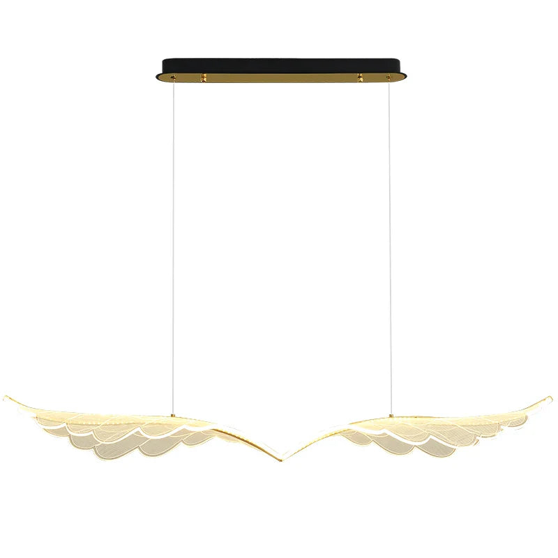 Afralia™ Winged LED Chandelier: Modern Acrylic Pendant Light for Home, Bar, Restaurant