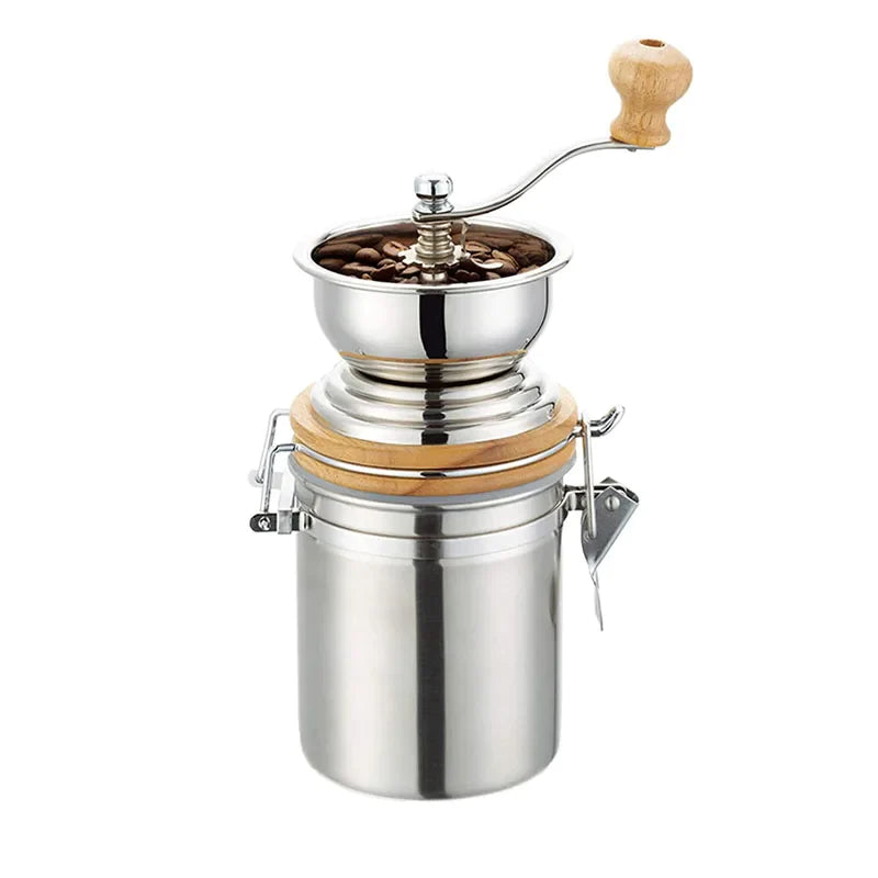 Afralia™ Manual Coffee Grinder with Airtight Canister for Various Coffee Brews