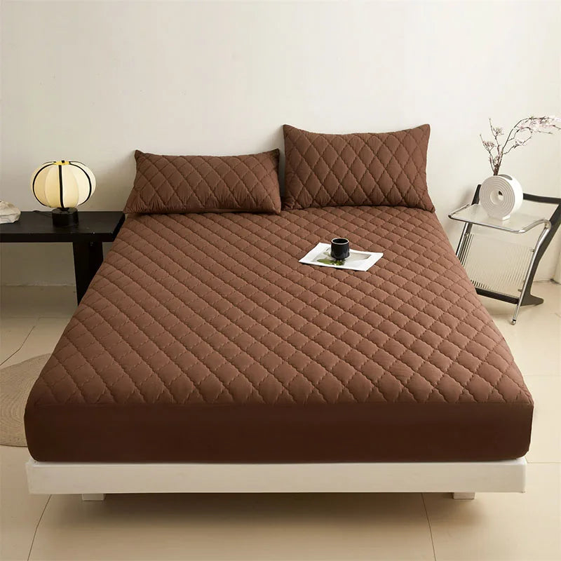 Afralia™ Waterproof Quilted Mattress Cover with Elastic Band