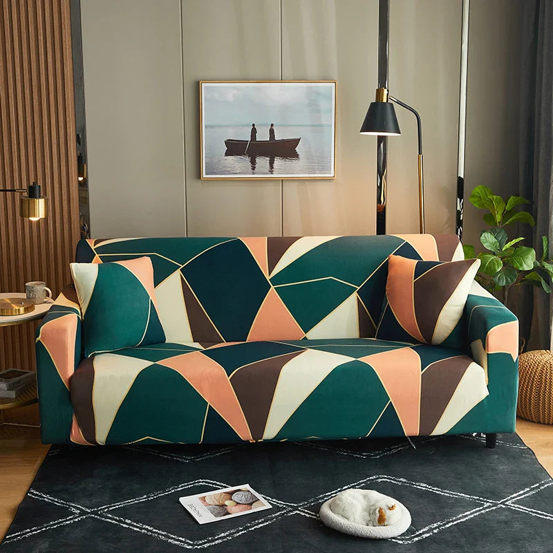 Afralia™ Stretch Sofa Cover Slipcover Print Seater Couch Protector