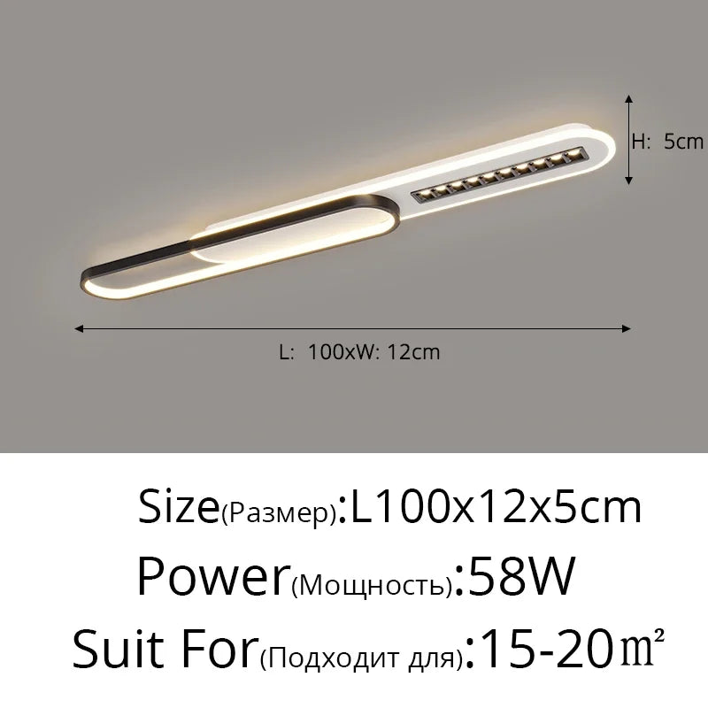 Afralia™ LED Corridor Chandeliers with Spotlights - Creative Entry Porch Lighting