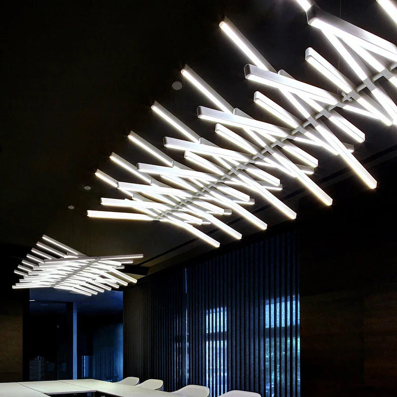Afralia™ Nordic Luxury LED Ceiling Chandelier for Home and Office