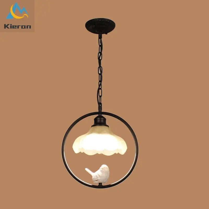 Afralia™ Birdcage LED Chandelier: Modern Resin Pendant Lights for Bedroom, Living Room, and Restaurant