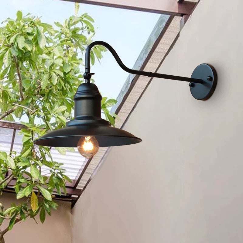 Afralia™ Industrial Outdoor Wall Lamp for Porch Garden Light Stair Bedroom Lighting