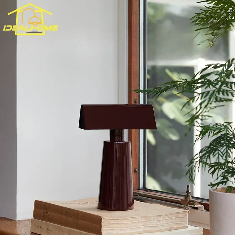 Afralia™ Wireless Charging Table Lamp Touch Switch Desk Light for Bedroom