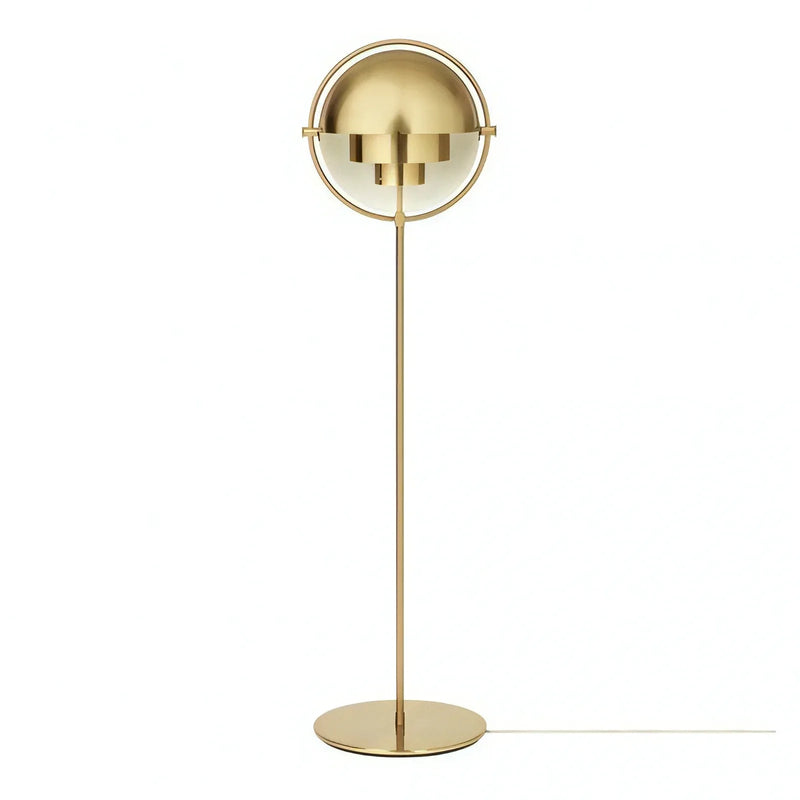 Afralia™ Black Gold Metal Floor Lamp for Modern Living Room and Bedroom Décor