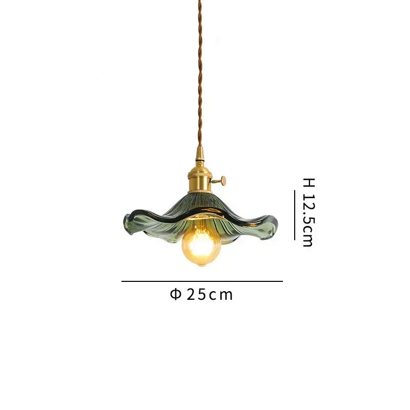 Afralia™ Glass Pendant Lamp for Bedroom Dining Room Chandelier Lighting