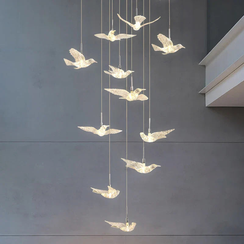 Afralia™ Led Bird Pendant Lamp for Home Decoration and Lighting