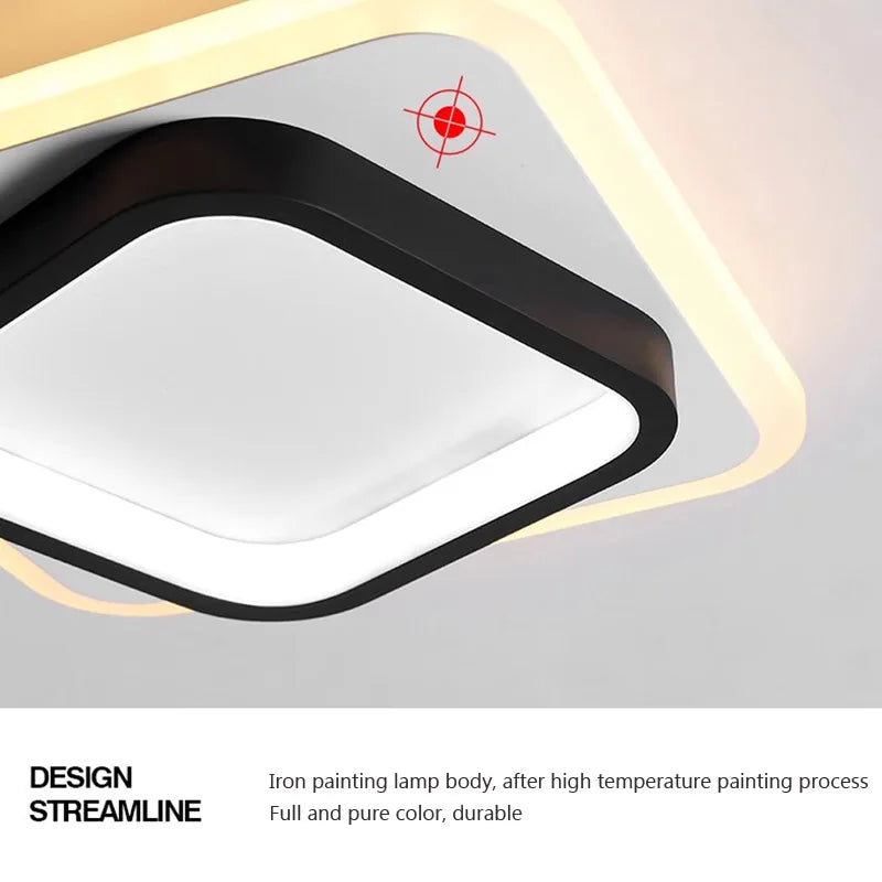 Afralia™ LED Ceiling Light: Modern Surface Mount for Bedroom, Living Room, Hallway