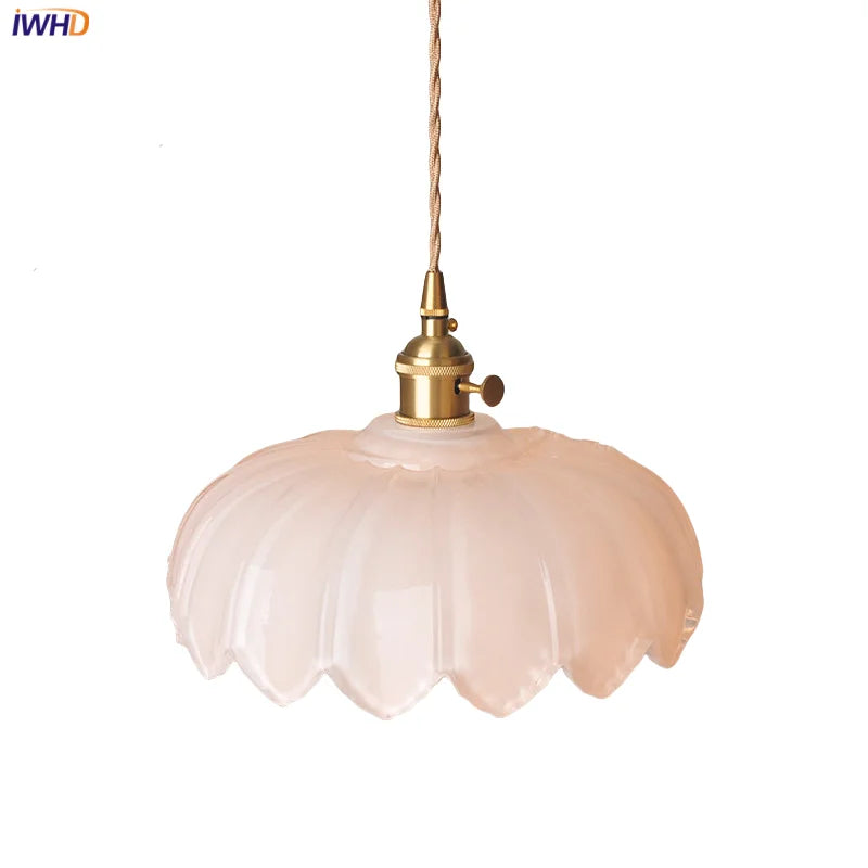 Afralia™ White Glass LED Pendant Lights, Adjustable Hanging Light for Aisle, Restaurant, Bedroom