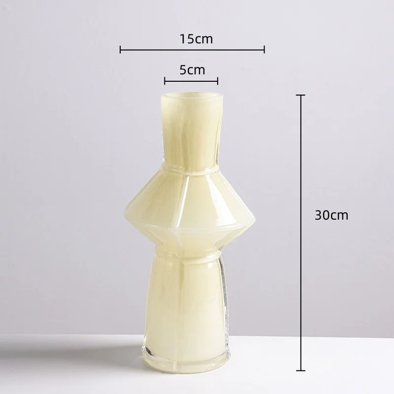 Afralia™ Colorful Geometric Glass Vase Hydroponics Terrarium Home Decor Accessory