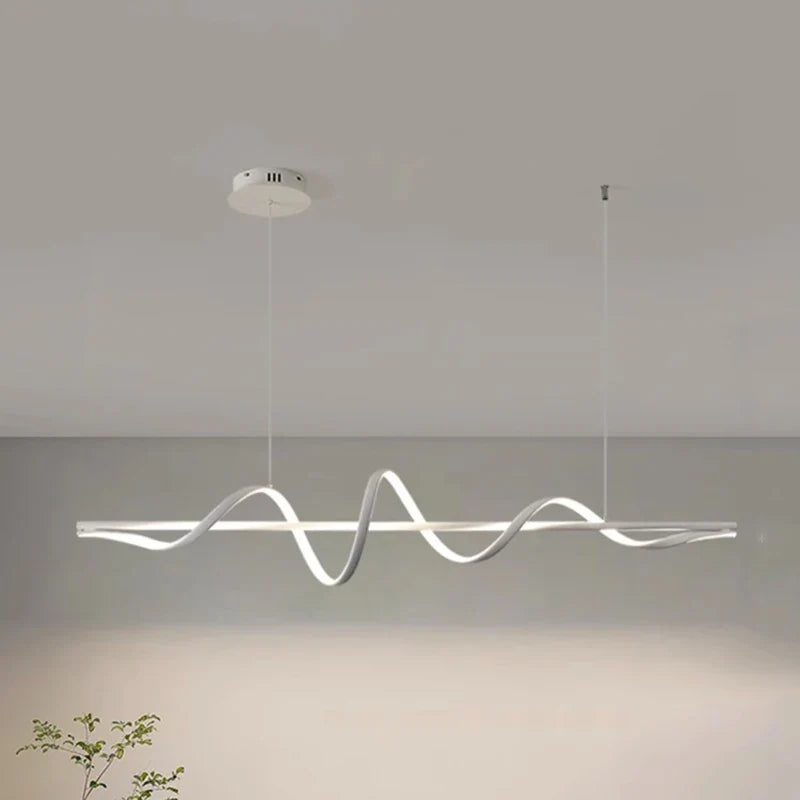 Afralia™ Modern Indoor Ceiling Chandelier LED Pendant Light for Dining Room