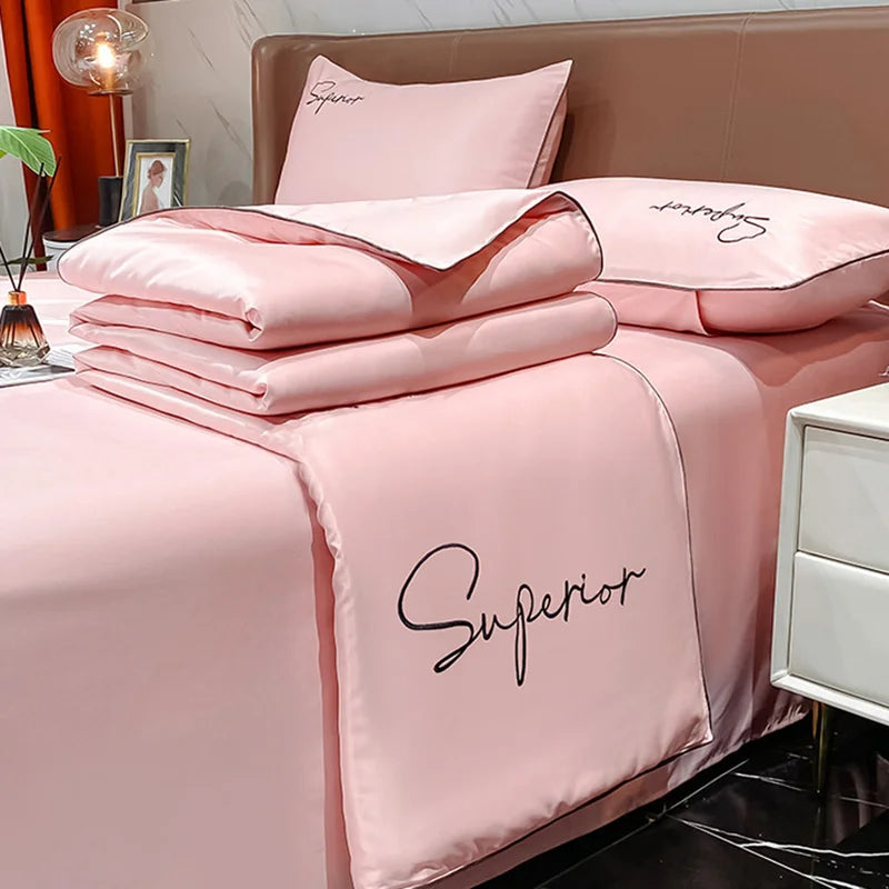 Afralia™ Satin Silky Summer Quilt: Super Soft & Breathable Bedding Blanket