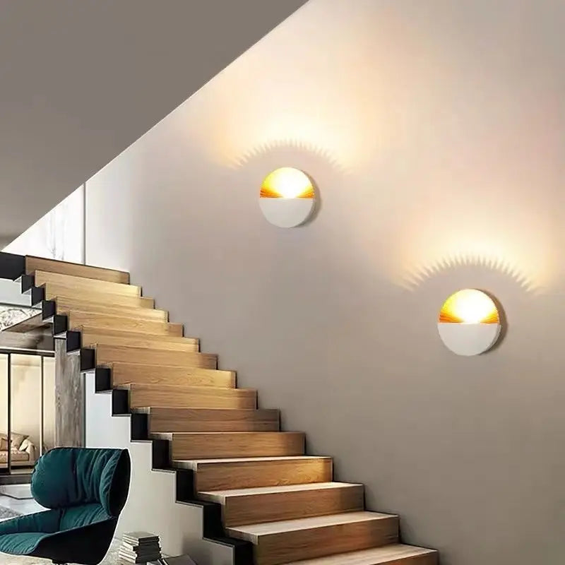 Afralia™ Modern Outdoor Wall Lamp Waterproof Aluminum Sconce for Courtyard Decoration