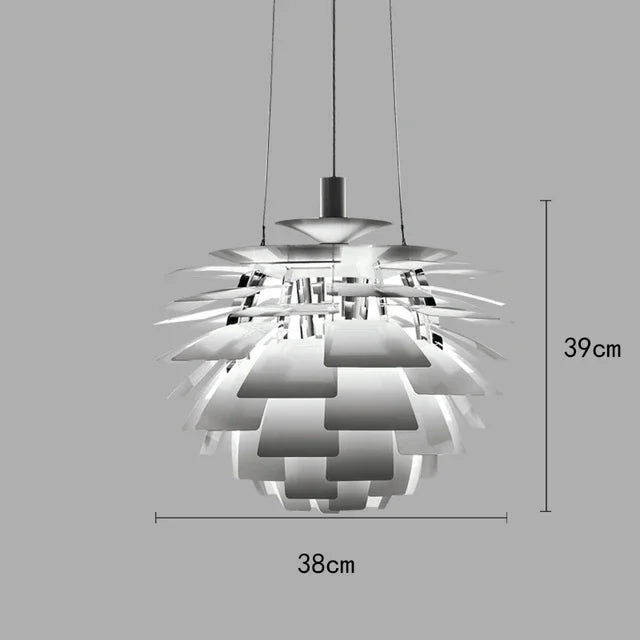 Afralia™ Pinecone LED Pendant Light for Contemporary Décor in Living Room, Bedroom & Cafe