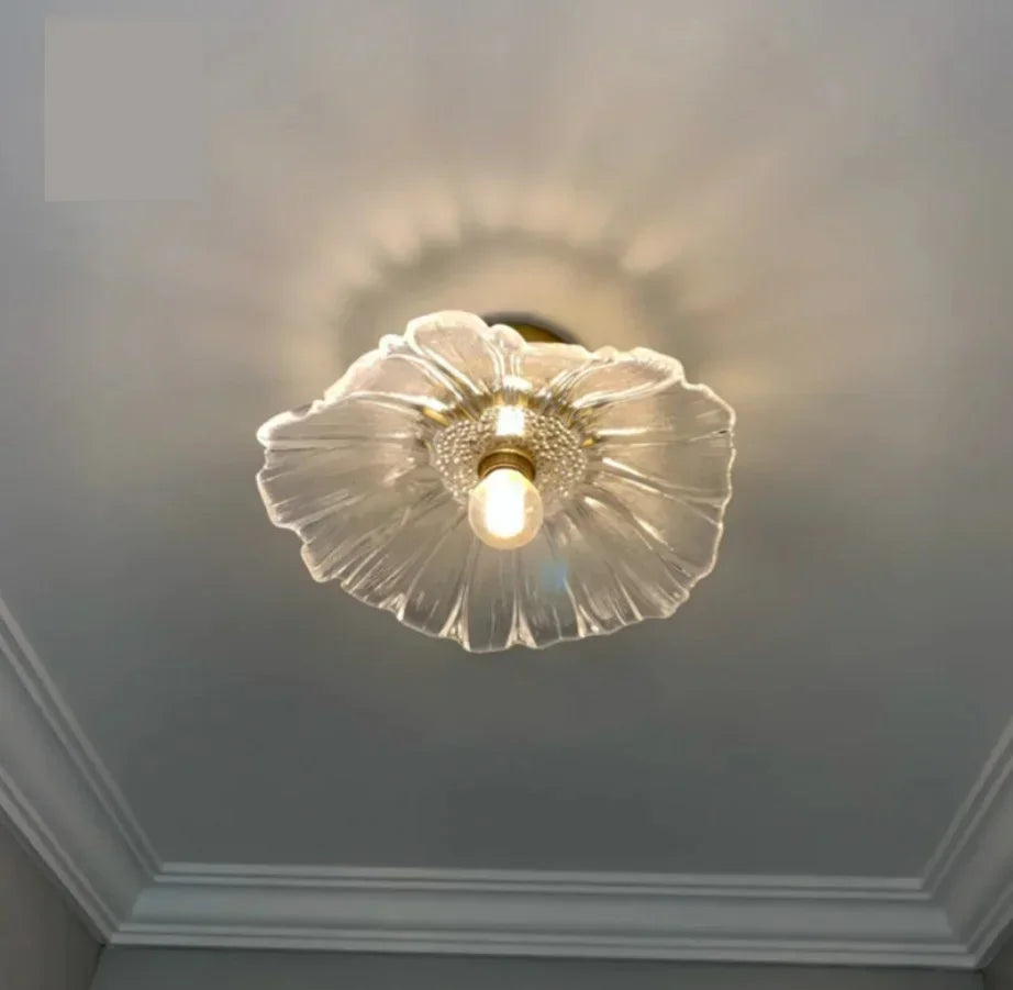 Afralia™ Flower Glass Pendant Lights for Home Decor & Lighting in Living Room, Bedroom, Shop