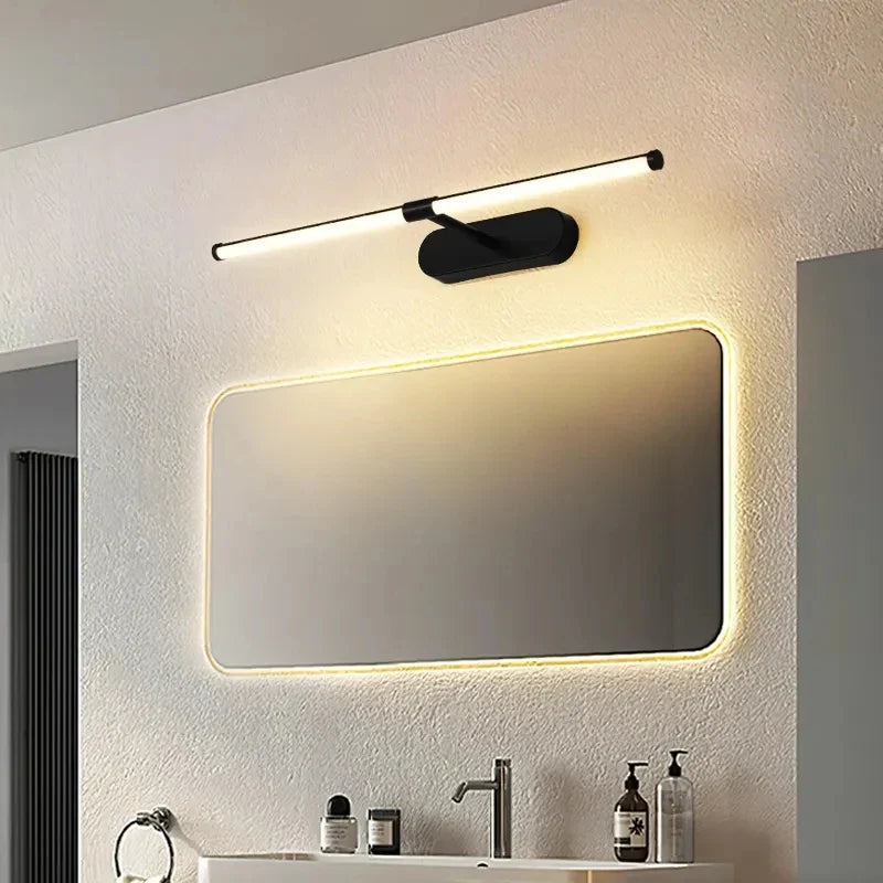 Afralia™ LED Bathroom Wall Sconce 58cm Modern Indoor Bedroom Lighting